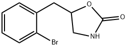 5-[(2-bromophenyl)methyl]oxazolidin-2-one 구조식 이미지