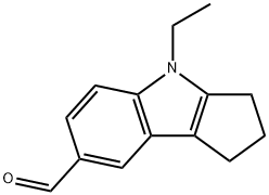 Cyclopent[b]indole-7-carboxaldehyde, 4-ethyl-1,2,3,4-tetrahydro- (9CI) 구조식 이미지