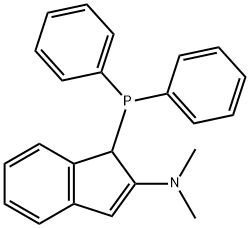 1-DIPHENYLPHOSPHINO-2-(N,N-DIMETHYLAMINO)-1H-INDENE Structure
