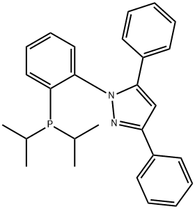 1-[2-[BIS(ISOPROPYL)PHOSPHINO]PHENYL]-3,5-DIPHENYL-1H-PYRAZOLE Structure