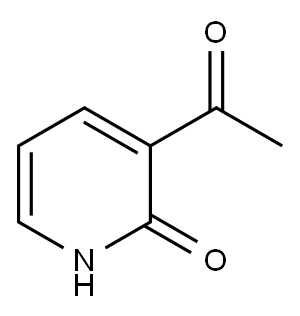 2(1H)-Pyridinone, 3-acetyl- (9CI) Structure
