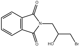 1H-Isoindole-1,3(2H)-dione, 2-(3-bromo-2-hydroxypropyl)- 구조식 이미지