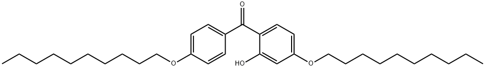 4-Decyloxy-2-hydroxyphenyl(4-decyloxyphenyl) ketone 구조식 이미지