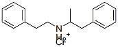 phenethyl-(1-phenylpropan-2-yl)azanium chloride 구조식 이미지