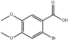 2-BROMO-4,5-DIMETHOXYBENZOIC ACID 구조식 이미지
