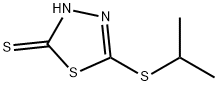 5-ISOPROPYLTHIO-1,3,4-THIADIAZOLE-2-THIOL Structure