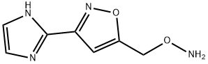 이속사졸,5-[(아미노옥시)메틸]-3-(1H-이미다졸-2-일)- 구조식 이미지