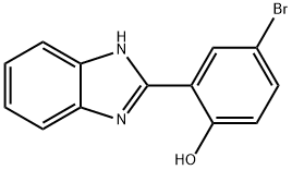 2-(1H-벤즈이미다졸-2-YL)-4-브로모페놀 구조식 이미지