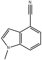 1-METHYL-1H-INDOLE-4-CARBONITRILE 97 Structure