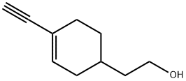 3-Cyclohexene-1-ethanol, 4-ethynyl- (9CI) Structure