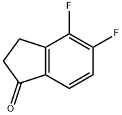 4,5-Difluoroindan-1-one 구조식 이미지