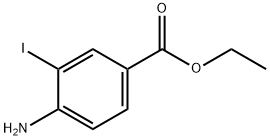 ethyl 4-amino-3-iodobenzoate 구조식 이미지