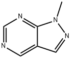 1H-Pyrazolo[3,4-d]pyrimidine, 1-methyl- (6CI,8CI,9CI) 구조식 이미지