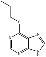 6-(PROPYLTHIO)PURINE Structure