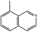 8-METHYL-ISOQUINOLINE 구조식 이미지