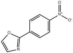 2-(4-니트로페닐)옥사졸97 구조식 이미지