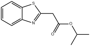 ISOPROPYL2-(BENZO[D]THIAZOL-2-YL)아세테이트 구조식 이미지