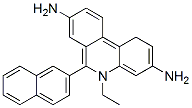5-ethyl-6-naphthalen-2-yl-phenanthridine-3,8-diamine Structure