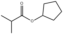 cyclopentyl isobutyrate  구조식 이미지