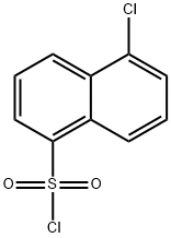 5-CHLORONAPHTHALENE-1-SULFONYL CHLORIDE Structure