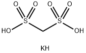 Methanedisulfonic acid dipotassium salt Structure