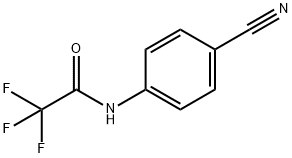 AcetaMide, N-(4-cyanophenyl)-2,2,2-trifluoro- Structure
