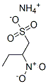 ammonium 2-nitrobutane-1-sulphonate  Structure