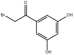 2-BROMO-1-(3,5-DIHYDROXYPHENYL)ETHANONE 구조식 이미지