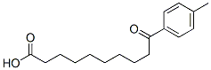 10-(4-메틸페닐)-10-옥소-데칸산 구조식 이미지