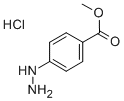 4-하이드라지노벤조산메틸에스테르염산염 구조식 이미지