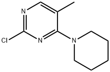 2-클로로-5-메틸-4-피페리디노피리미딘 구조식 이미지