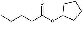 시클로펜틸2-메틸펜타노에이트 구조식 이미지