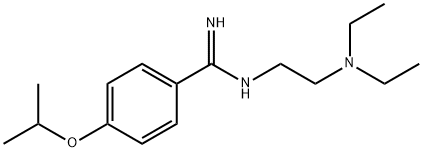 N-(2-Diethylaminoethyl)-4-isopropoxybenzamidine 구조식 이미지
