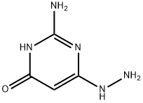 2-AMINO-4-HYDROXY-6-HYDRAZINOPYRIMIDINE 구조식 이미지