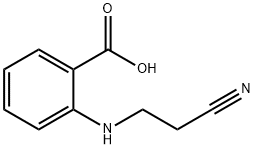 Benzoic acid, 2-[(2-cyanoethyl)amino]- (9CI) 구조식 이미지