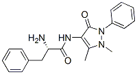 4-phenylalanylaminoantipyrine Structure