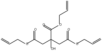 CITRIC ACID TRIALLYL ESTER 구조식 이미지