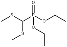 디에틸[비스(메틸티오)메틸]포스포네이트 구조식 이미지