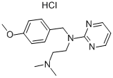 thonzylamine hydrochloride 구조식 이미지