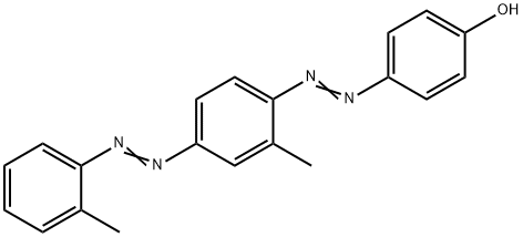 p-[[2-methyl-4-[(o-tolyl)azo]phenyl]azo]phenol Structure