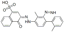 6300-53-4 (3Z)-3-[[2-methyl-4-(2-methylphenyl)diazenyl-phenyl]hydrazinylidene]-4-oxo-naphthalene-1-sulfonic acid