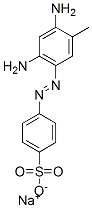 sodium p-[(4,6-diamino-m-tolyl)azo]benzenesulphonate  구조식 이미지