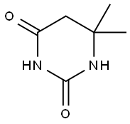 6,6-디메틸디하이드로피리미딘-2,4(1H,3H)-디온 구조식 이미지