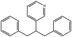 3-(1,3-diphenylpropan-2-yl)pyridine Structure