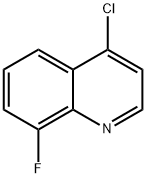 4-Chloro-8-fluoroquinoline 구조식 이미지