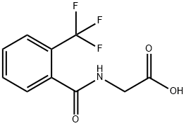 Glycine, N-[2-(trifluoromethyl)benzoyl]- Structure