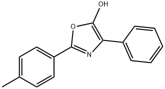 5-Oxazolol,  2-(4-methylphenyl)-4-phenyl- 구조식 이미지