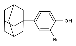 4-(1-ADAMANTYL)-2-BROMOPHENOL Structure