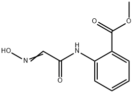 메틸2-{[(2E)-2-(HYDROXYIMINO)ETHANOYL]아미노}벤조에이트 구조식 이미지