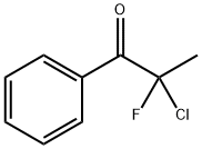 1-Propanone, 2-chloro-2-fluoro-1-phenyl- (9CI) 구조식 이미지